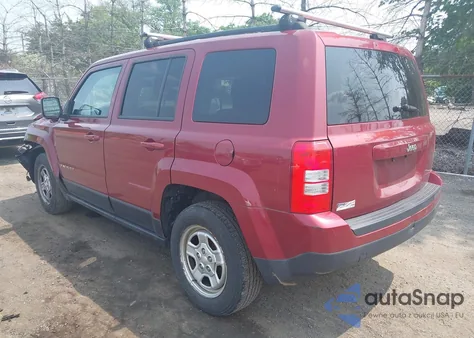 2016 Jeep Patriot Sport z USA, uszkodzony, nr VIN 1C4NJPBB9GD562508